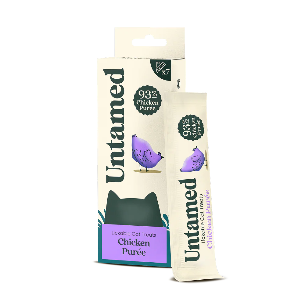 Chicken Puree Lickable Cat Treats 7x15g