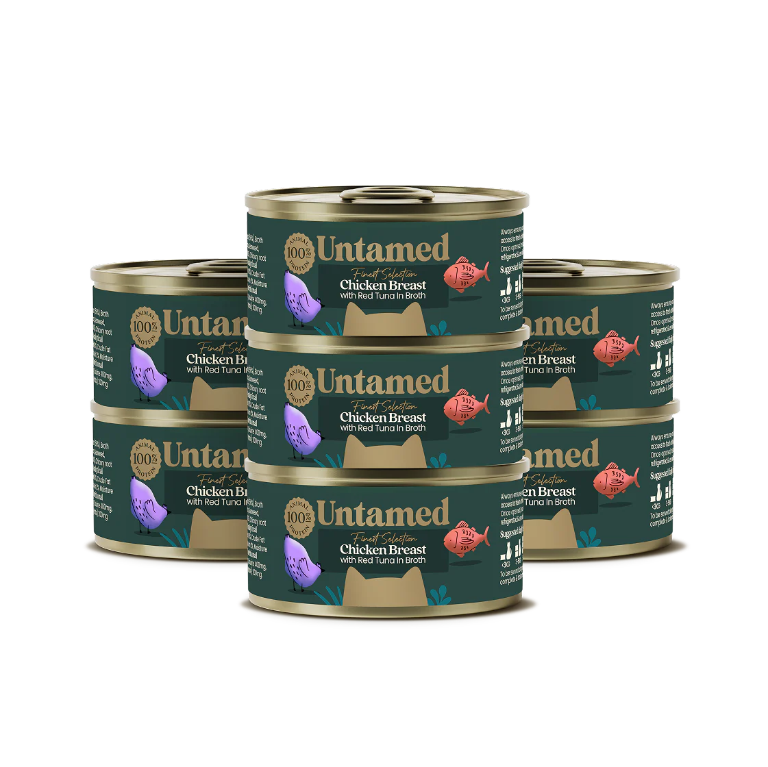 Chicken with Red Tuna in Broth - 7 tins - Image 2