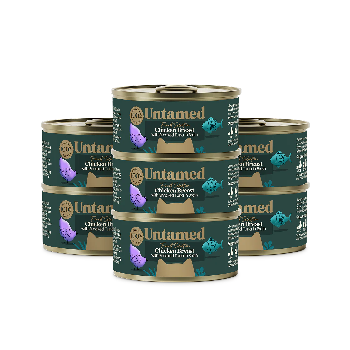 Chicken with Smoked Tuna in Broth - 7 tins - Image 2